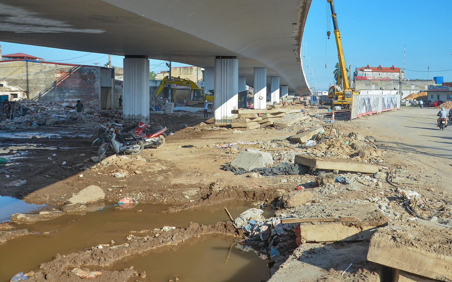 Nút giao dưới cầu dự kiến hoàn thành trong tháng 12-2017