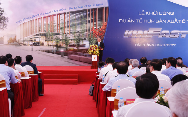 Thủ tướng phát lệnh khởi công nhà máy ôtô mang thương hiệu Việt - Ảnh 1.